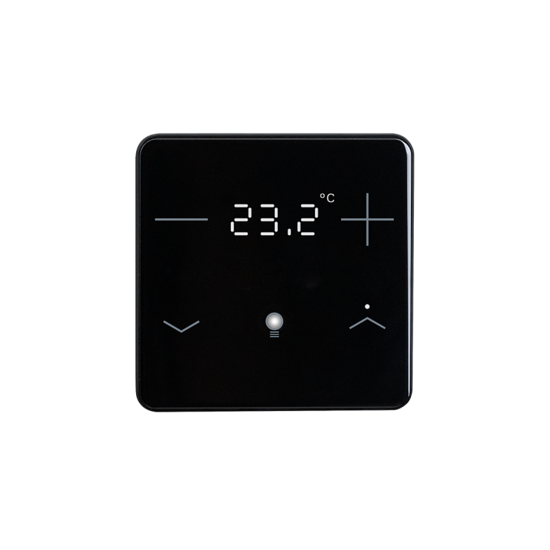 ELSNER 71164 KNX eTR 205 Light, black RAL 9005 Button for Temperature Control