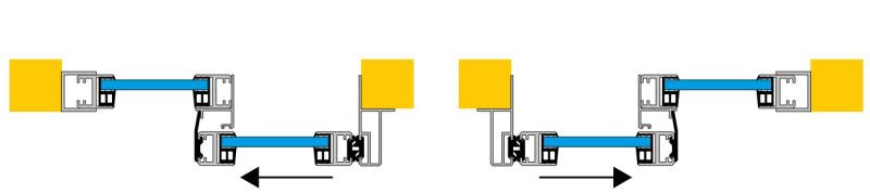 CAME 818XA-0067 S30 DOORS 1M+1F L3000-H2520 MM