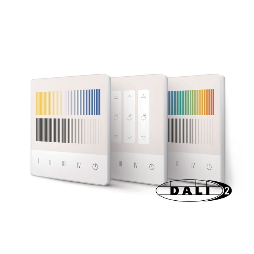 LUNATONE 24035290-PS-G12A capacitive Touchpanel with 4 LEDs to indicate sele
