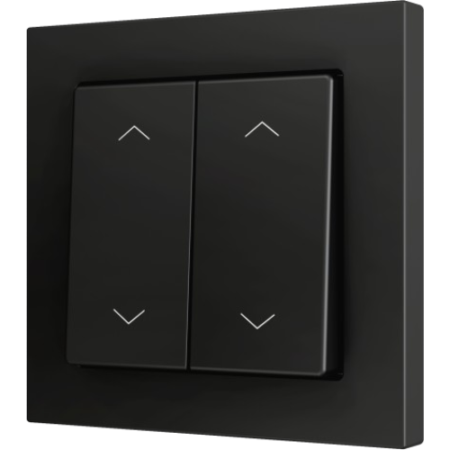ZENNIO ZS552PB4SA ZS55. Double Soft push button for 4 binary inputs