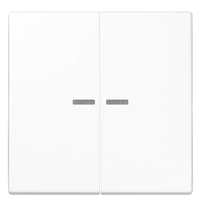 JUNG LS10921STRFWW Pulsante KNX RF, 2 canali, bianco alpino
