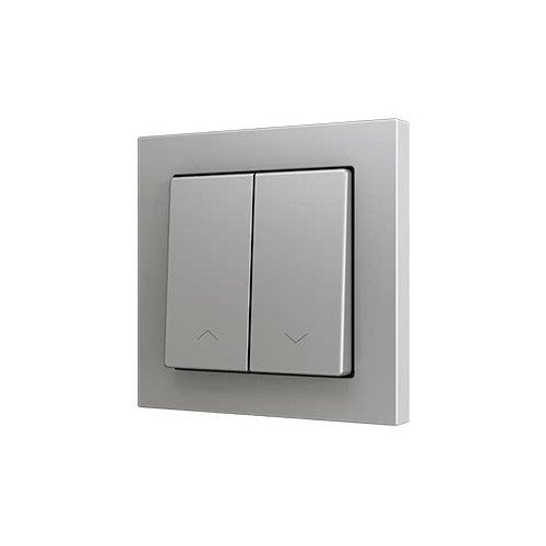 ZENNIO ZS552PB2SC ZS55. Double Soft push button for 2 binary inputs