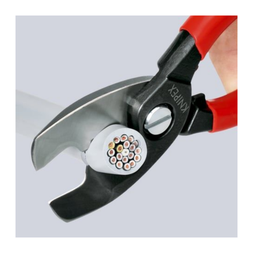 KNIPEX 95 11 200 Cable cutter with double edge