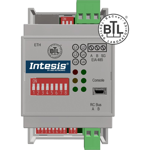 INTESIS INBACTOS001R000 Toshiba VRF and Digital Systems to BACnet IP/MSTP