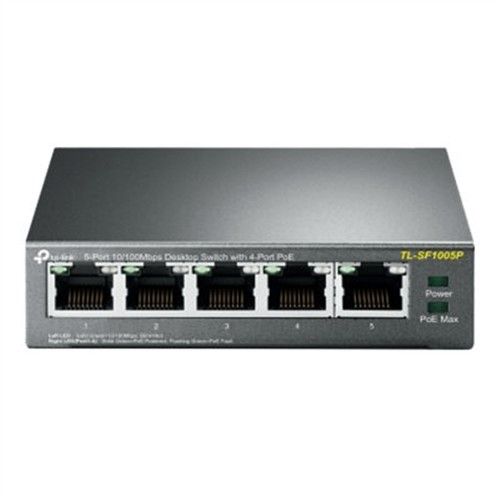 TP LINK TL-SF1005P 5-PORT DESKTOP SWITCH 10/100 Switch Switch Stand-