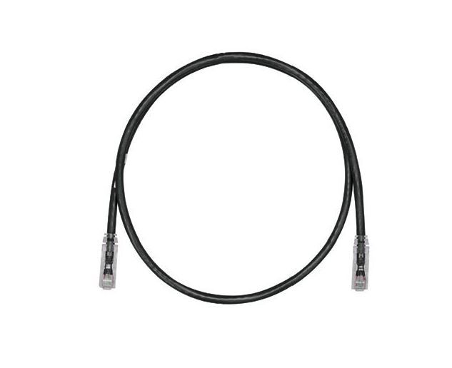 PANDUIT UTPSP2MBLY Copper Patch Cord- Cat 6- Black UTP Cable- 2 Meter