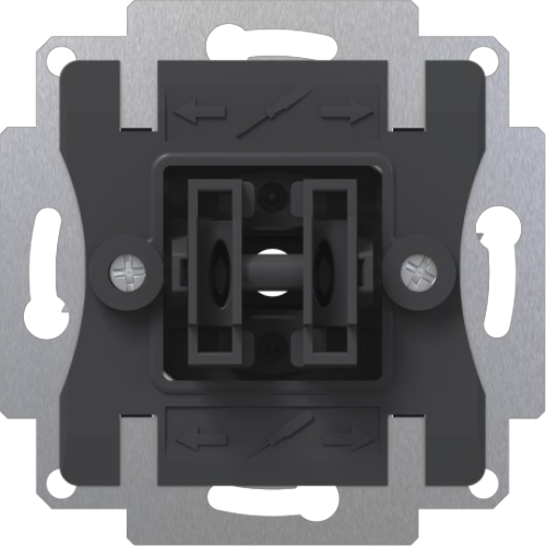 ZENNIO 8300034 ZS55. Double two-way rocker switch insert 10 AX /