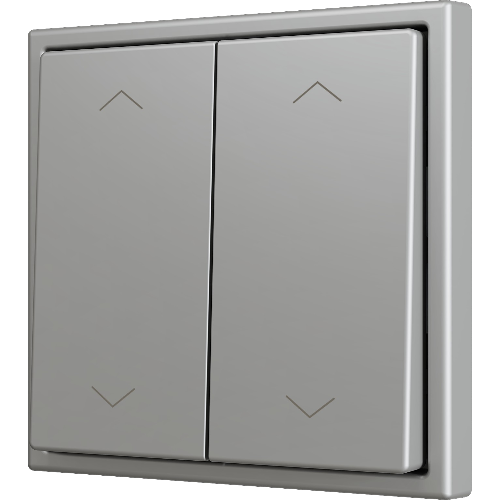 ZENNIO ZS702PB4SHS ZS70. Double Soft push button for 4 binary inputs