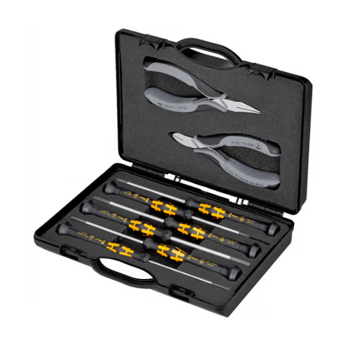 KNIPEX 00 20 18 ESD Case with pliers for ESD electronics