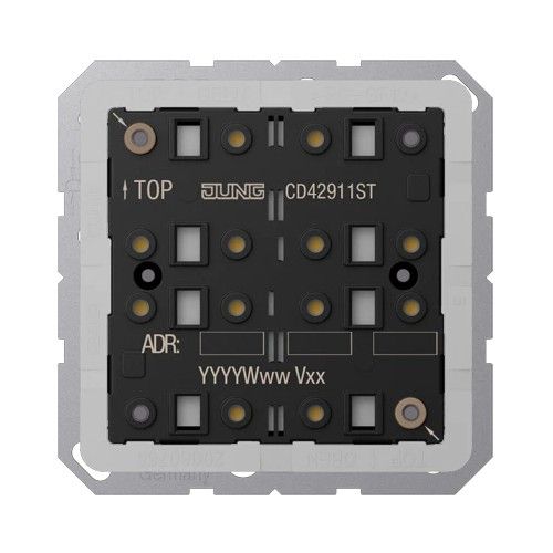 JUNG CD42911ST Modulo per sensore a tasti KNX con acc. bus integr