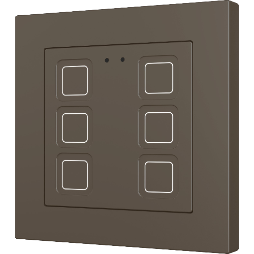 ZENNIO ZVITR55X6M Tecla RGB 55 X6. PC-ABS Capacitive push button 55x
