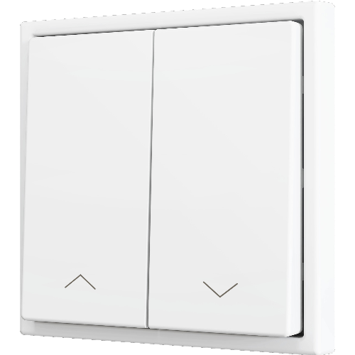 ZENNIO ZS702PB2SHMW ZS70. Double Soft push button for 2 binary inputs