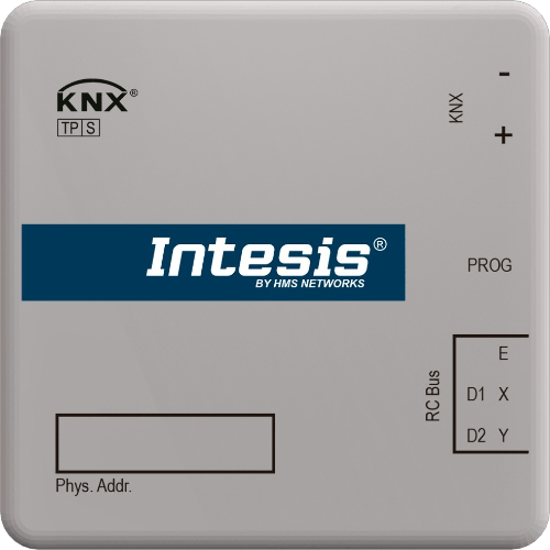 INKNXACA001I000 Intesis Gateway Bosch Commercial e VRF a KNX TP — 1 Unità Interna — Connessione via bus XYE