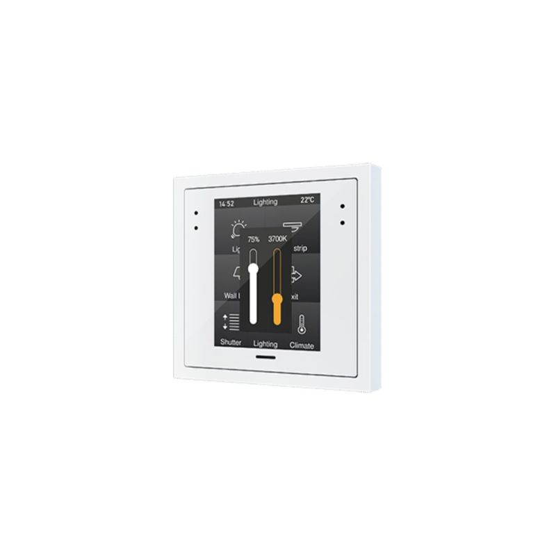 ZENNIO ZVIZ28W Pannello touch Z28 capacitivo con display retroilluminato da 2,8″, bianco