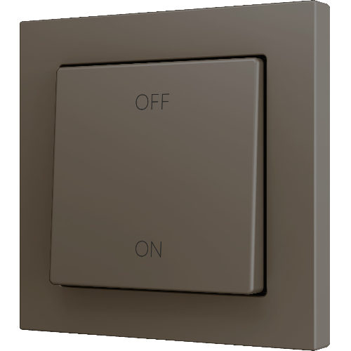 ZENNIO ZS551PB2MC ZS55. Simple Soft push button for 2 binary inputs