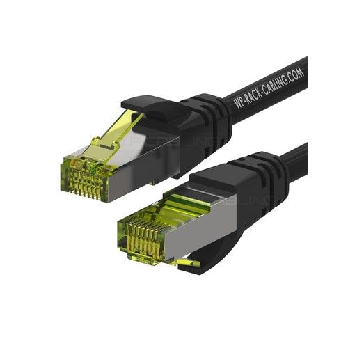 WP RACK WPC-PAT-6ASF020BL CAT 6a PimF S-FTP patch cable Length 2 M, AWG 26/7