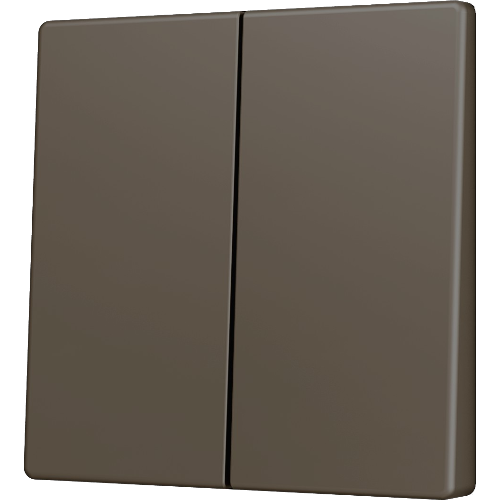 ZENNIO ZS55CSOFT24M ZS55. Cover for Double KNX Soft push button 55x55