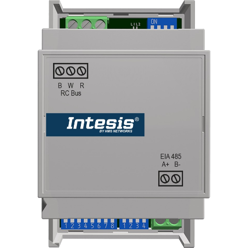 INMBSFGL001R000 Intesis Gateway Fujitsu/General RAC e VRF a Modbus RTU — 1 Unità Interna — Connessione via bus RWB — Configurazione via DIP switch