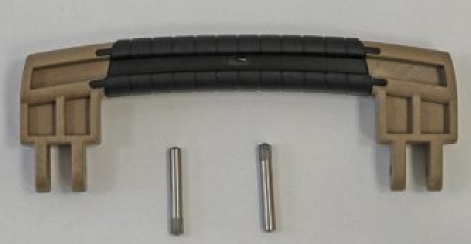 GT LINE KIN.1383 Handle, sand, black rubber coating (mod.