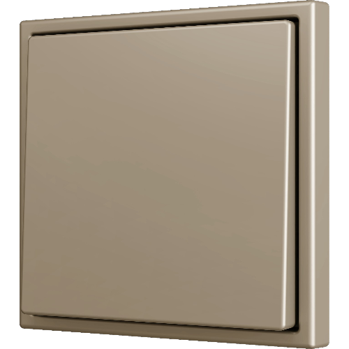 ZENNIO ZS701PB2C ZS70. Simple Soft push button for 2 binary inputs - Champagne