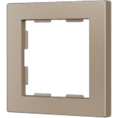ZENNIO 980000104 ZS55. 1-gang Frame - Champagne