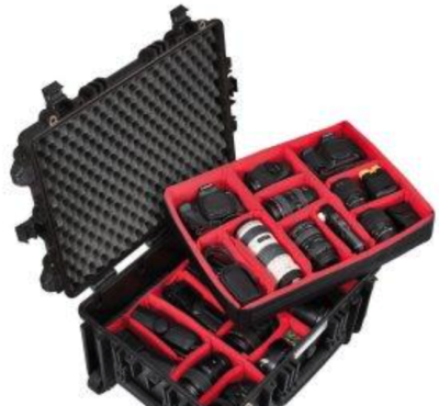 GT LINE 5326.BPH black - with 2 padded dividers and cone sponge