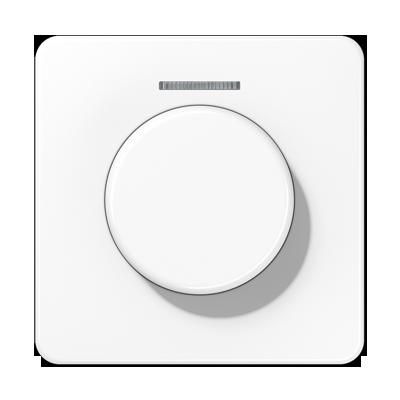 JUNG CD1540KO5WW Mascherina con uscia luce per pulsante rotativo KNX- bianco alpino
