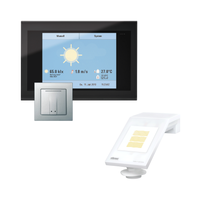 ELSNER 60206 WS1000 Style-4- nero Sistema di controllo dell'edificio per 4 azionamenti 230 V