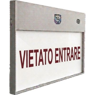 COOPER CSA INCENDIO EF-TRASP-VIE TRASPARENTE EFSB VIETATO ENTRARE ETCHED