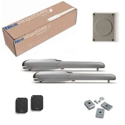 NICE WINGO2024KCE Kit for the automation of swing gates with leaves up to 2 m