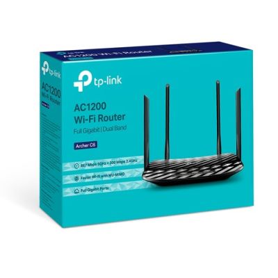 TP LINK ARCHER C6 AC1200 DUAL-BAND WI-FI ROUTER