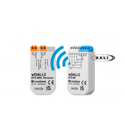 LUNATONE 89453882 wDALI-2 configurable 4x Push Button Coupler, flexi