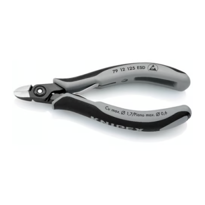 KNIPEX 79 12 125 ESD Precision side cutter