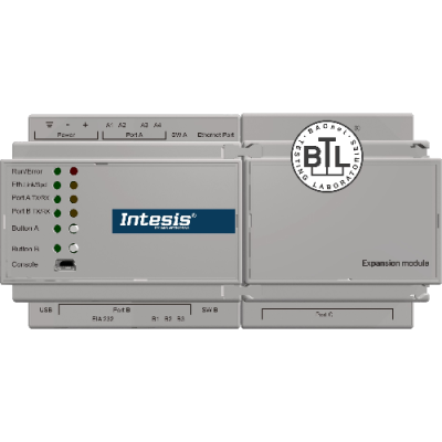 INBACPRT1K20000 Intesis Gateway PROFINET a BACnet IP o MS/TP — Server BACnet — 1200 Punti dati