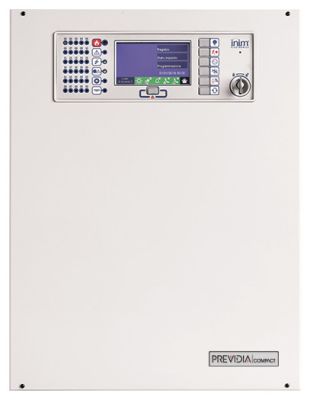INIM FIRE PREVIDIA-C100LD Analog addressed fire alarm control unit equipped with 1 LOOP - Dark Gray Color