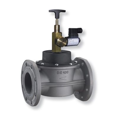 TECNOCONTROL VR938 Manual reset solenoid valve 230Vac NA DN100 6 bar