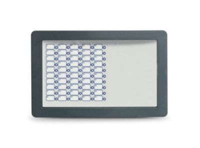 INIM FIRE FPMLED-G Front module equipped with 50 programmable three-color LEDs
