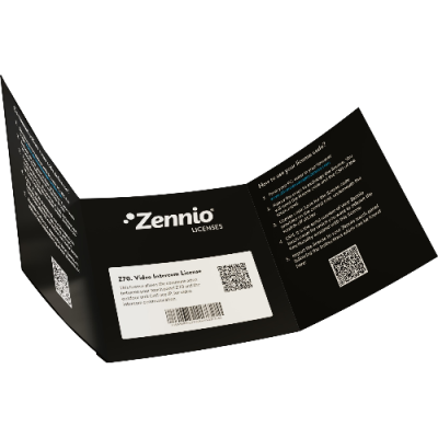 ZENNIO 8500007 Licenza per videocitofonia Z50,Z70,Z100