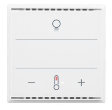 ELSNER 70951 70951 Cala KNX MultiTouch T CH Pulsante con icone di funzione, bianco