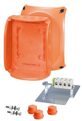 HENSEL FK 1616 IP65 junction box. 5 poles. for cables in