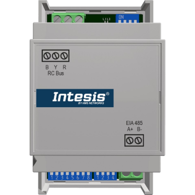 INMBSLGE001R000 Intesis Gateway LG VRF a Modbus RTU — 1 Unità Interna — Connessione via bus RYB — Configurazione via DIP switch