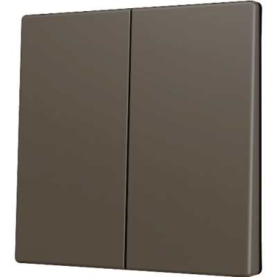 ZENNIO ZS70CSOFT24M ZS70. Cover for Double KNX Soft push button 70x70