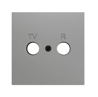 ZENNIO ZS70CTVRS ZS70. Cover plate for TV/R insert 70x70 mm - Silve