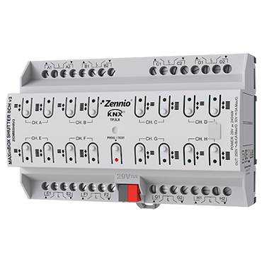 ZENNIO ZIOMBSH8V3 MAXinBOX v3 veneziane,8OUT