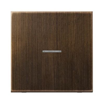 JUNG ME10911STRFAT Pulsante KNX RF, 1 canale, ottone anticato