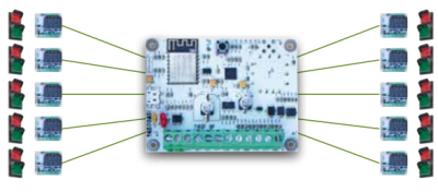 ABTECNO APE-511/2080 PARK KIT - 1 PARK MASTER TRAFFIC LIGHT MANAGEMENT UNIT