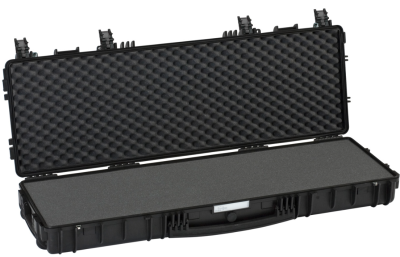 GT LINE 11413.B 114 cm long suitcase, black with pre-cubed sponge