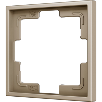ZENNIO ZS70FM1C ZS70. 1-gang Frame - Champagne