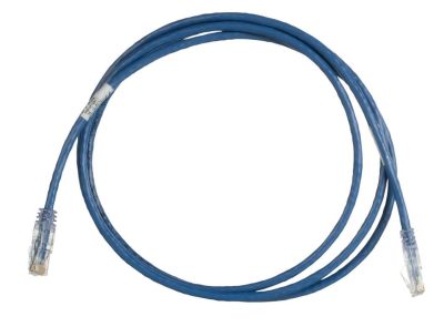 PANDUIT UTPSP2MBUY Patch Cord in Rame- Cat 6- Blue UTP Cable- 2 Meter