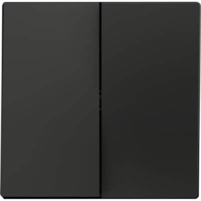 ZENNIO 830001905 ZS55. Double switch cover 55x55 mm - Anthracite